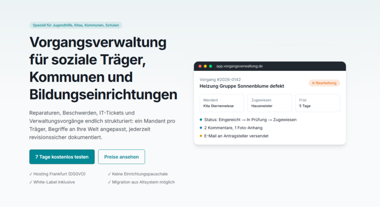 Vorgangsverwaltung